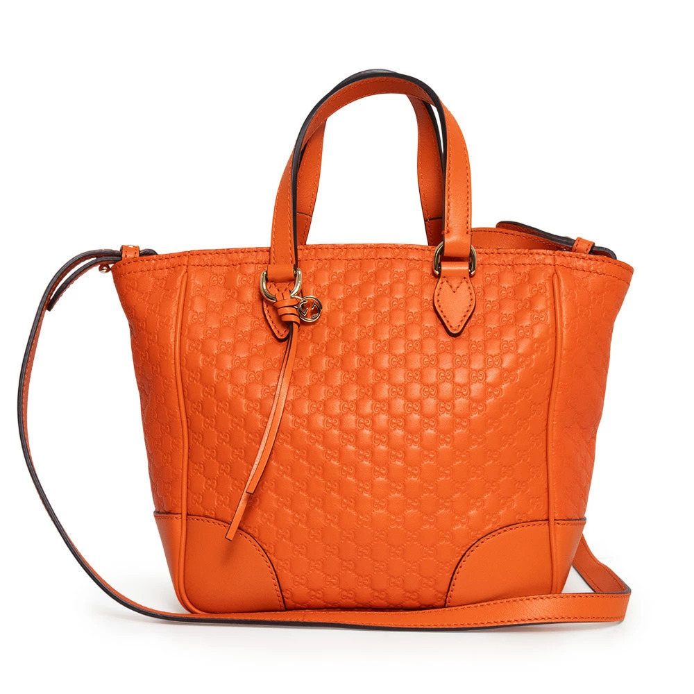 Gucci Bree Microguccissima Leather Orange Crossbody Handbag